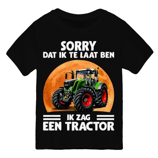 Sorry Dat Ik Te Laat Ben Ik Zag Een Tractor.