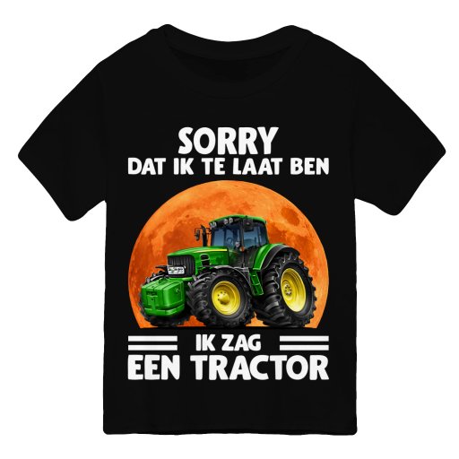 Sorry Dat Ik Te Laat Ben Ik Zag Een Tractor